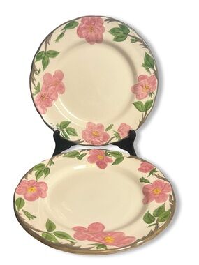 Franciscan Desert Rose Dinner Plates Set of 2 Made in England Vintage